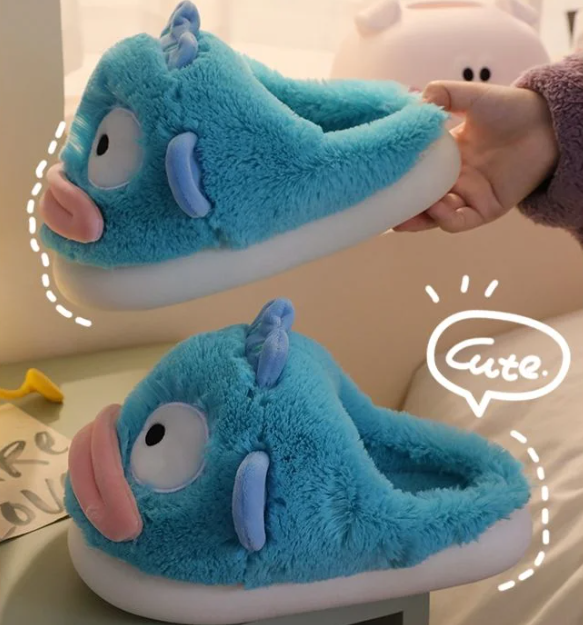 Тапочки домашние игрушки Рыба-Шар р. 38-39 (ТРШ3Т) - фото 4