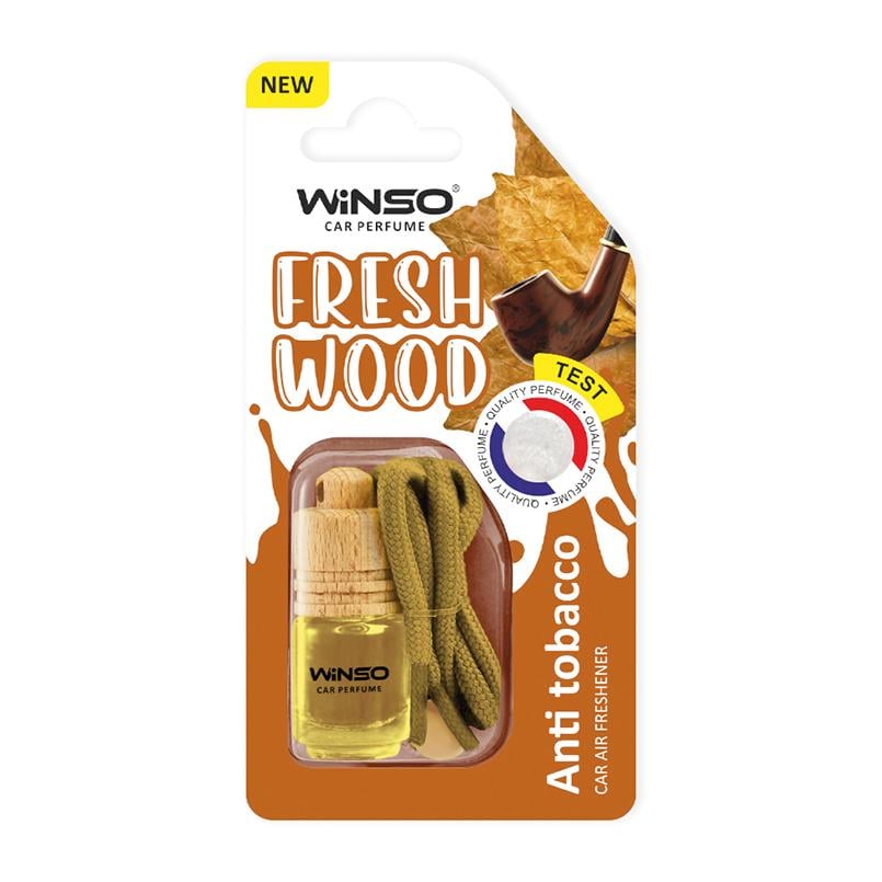Ароматизатор WINSO Fresh Wood Anti Tobacco в блистере (539110)