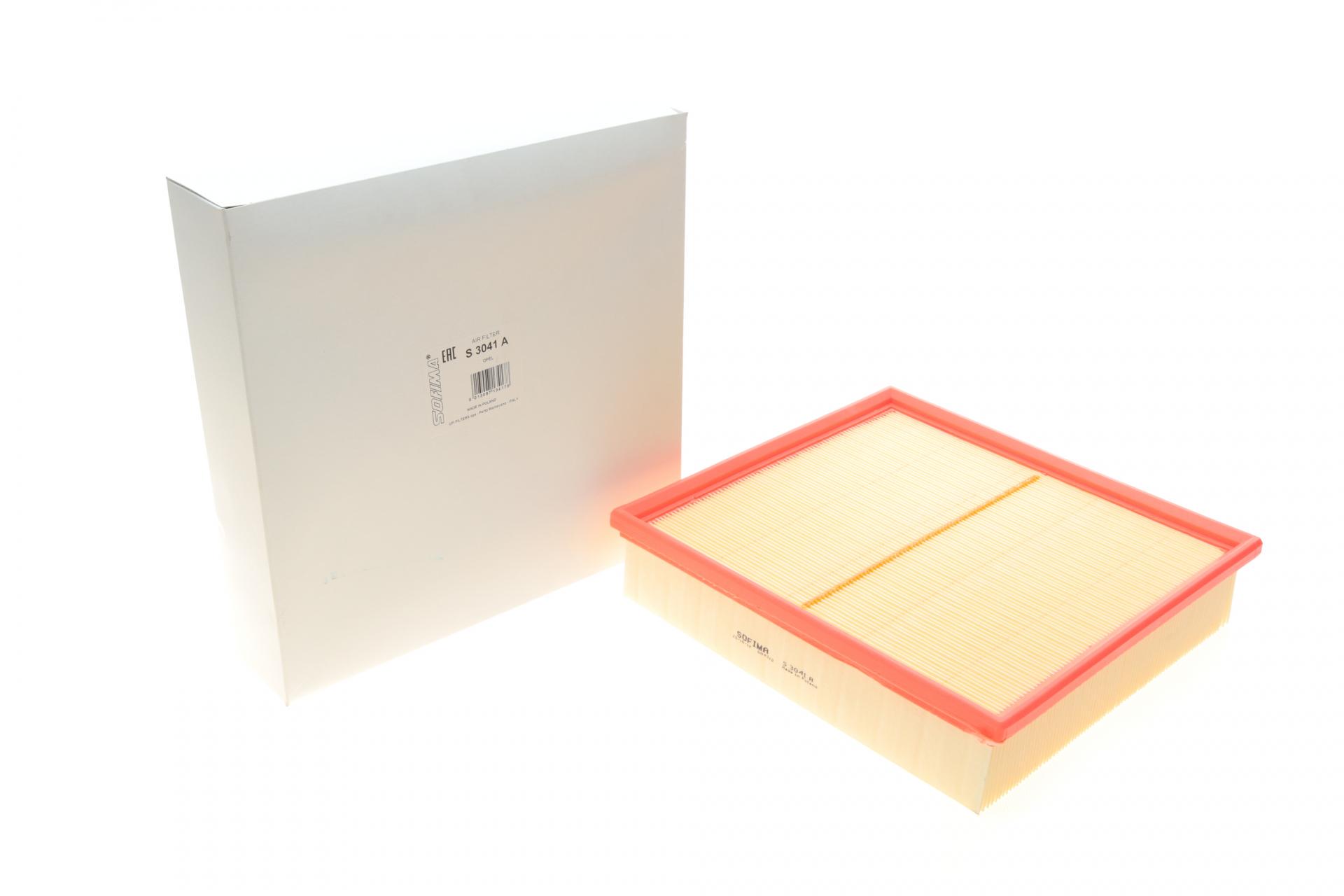 Фільтр повітряний SOFIMA для Opel Omega B 2,0-3,2 i/2,0-2,5DTI/TD 94-03- (S 3041 A)