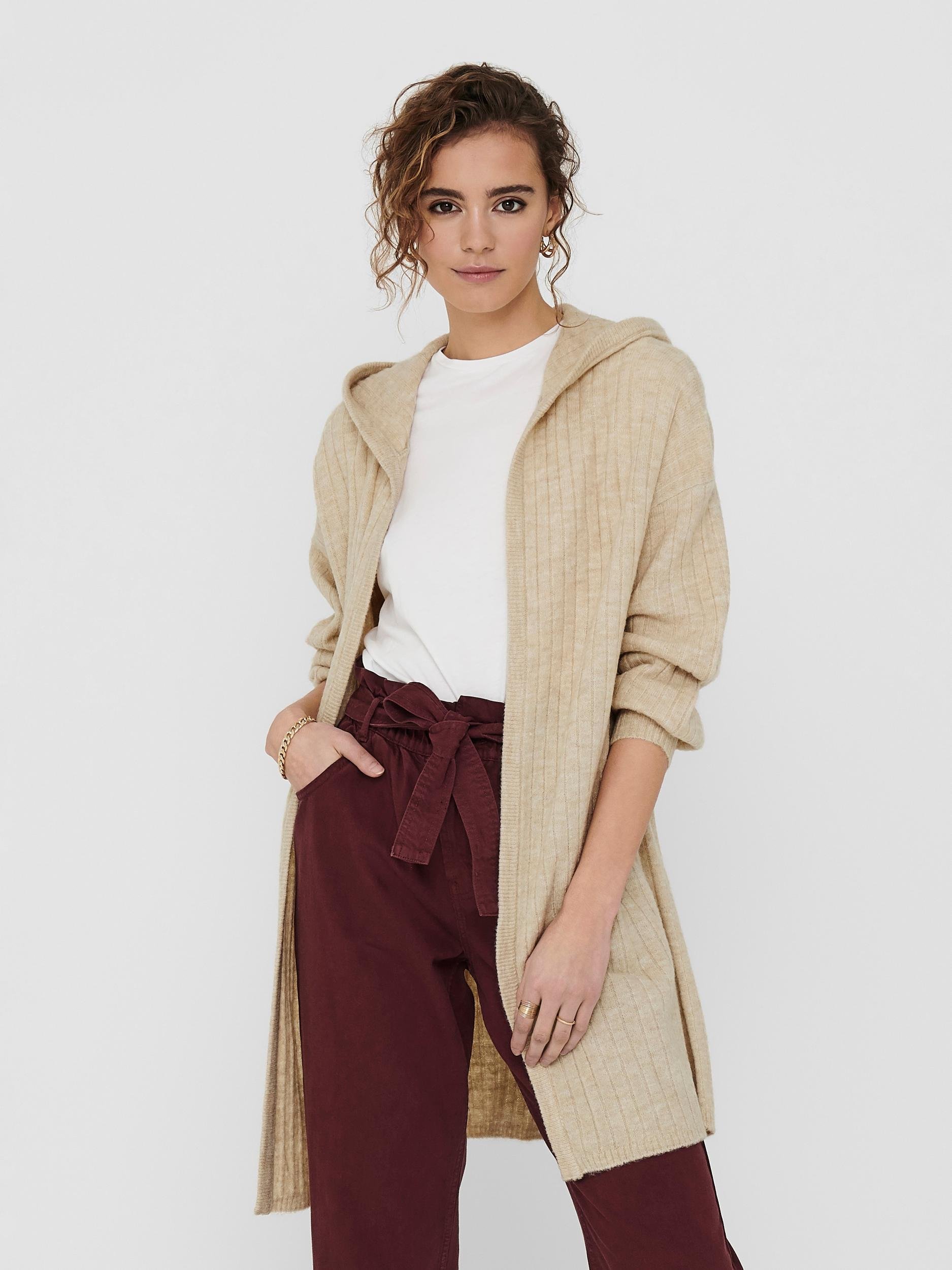 Кардиган женский Only 15240183 M Бежевый