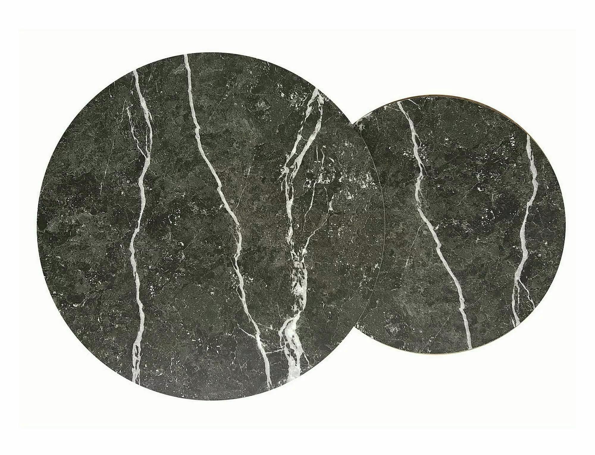 Журнальный столик Signal HOLA комплект Черный мрамор/Черный (HOLACMAC) - фото 2 Журнальный столик Signal HOLA комплект Черный мрамор/Черный (HOLACMAC) - фото 2