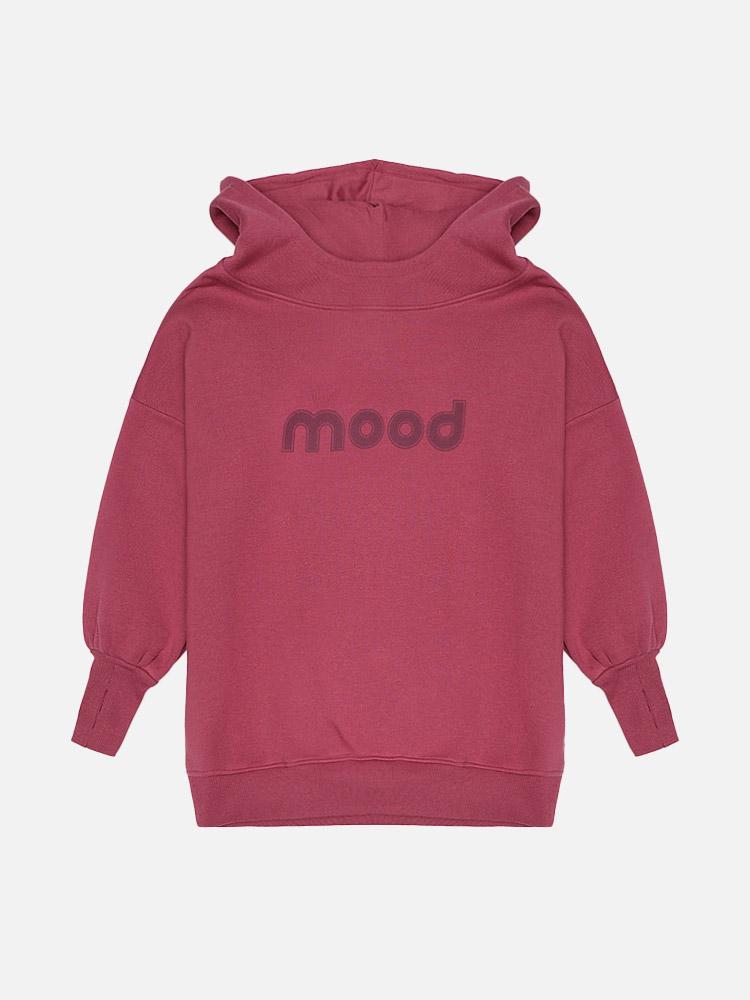 Худи для девочки 164 см Бордовый (SKT000929277)