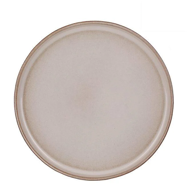 Тарелка керамическая Flora Modern line 26 см Бежевый (33365)
