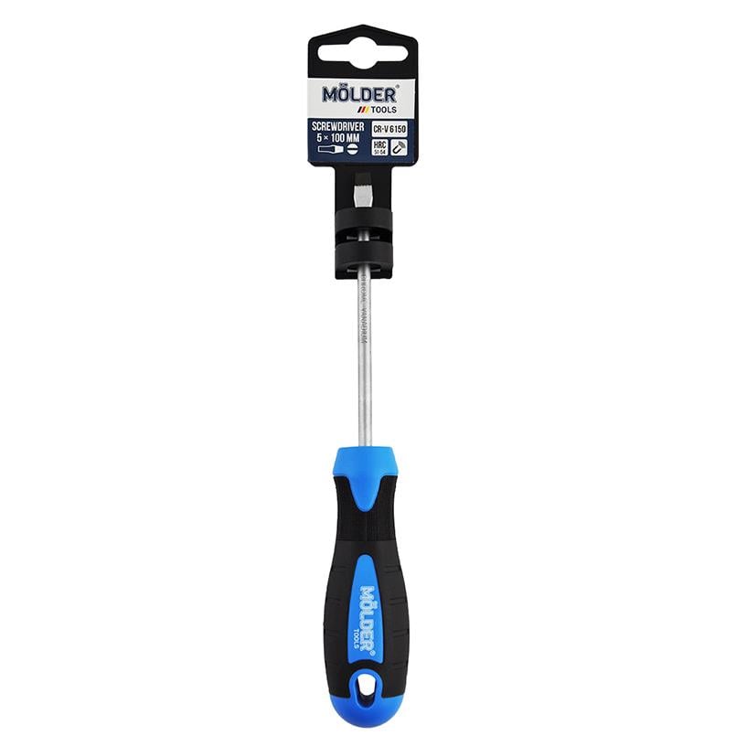 Отвертка Molder шлицевая SL5x100mm