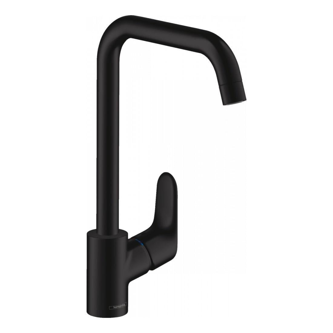 Смеситель кухонный Hansgrohe Focus M41 однорычажный Черный (37462225)