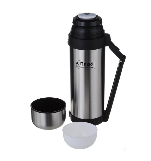Термос з нержавійки A-Plus 1,8 л (FL-1758L) - фото 3 Термос з нержавійки A-Plus 1,8 л (FL-1758L) - фото 3