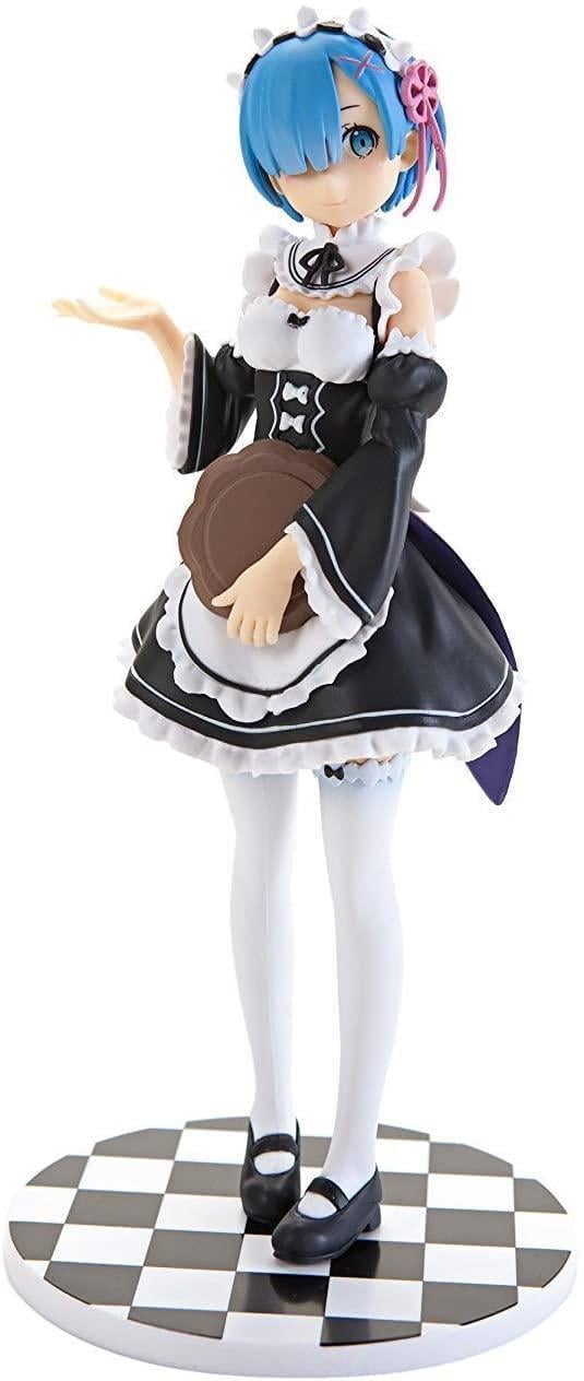 Фигурка Rem Re Zero Жизнь в альтернативном мире с нуля в платье служанки 22  см WST RZ 22.99