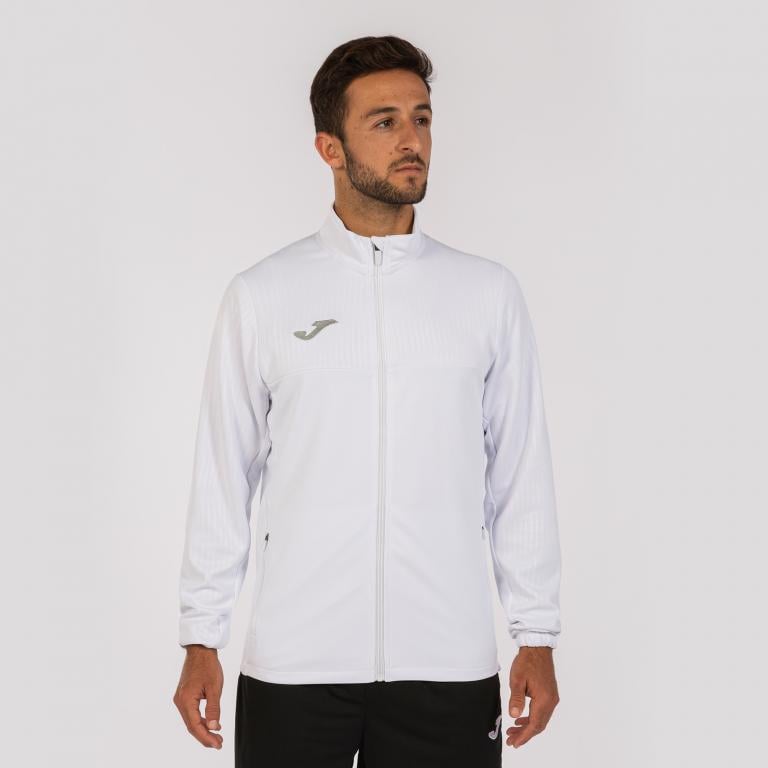 Олимпийка Joma 102744.200 Montreal Full Zip Sweatshirt M White (8445456389569)