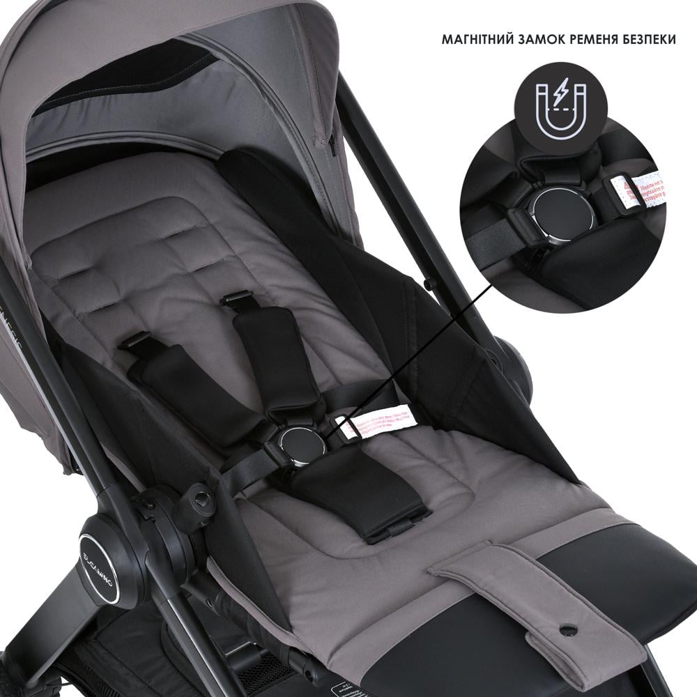 Детская коляска EL CAMINO GENESIS ME 1126 Taupe Grey (30544524) - фото 7 Детская коляска EL CAMINO GENESIS ME 1126 Taupe Grey (30544524) - фото 7