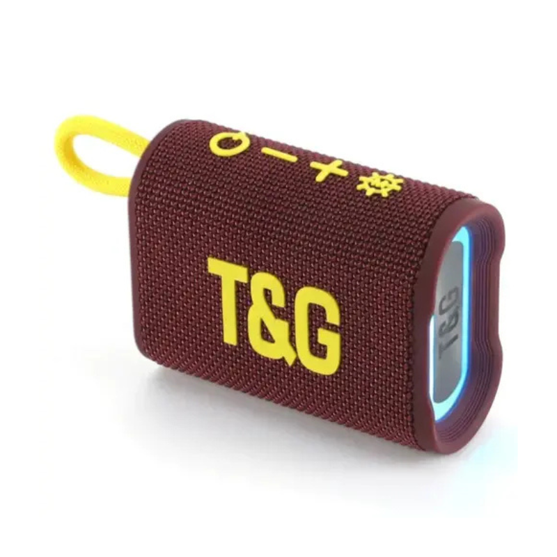 Портативная колонка T&G TG-396 Bluetooth Burgundy (tf7247)
