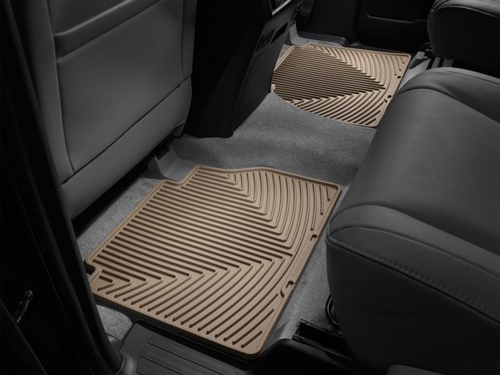 Коврики автомобильные задние резиновые WeatherTech W140TN Toyota Sequoia/Tundra 2008-2015 Бежевый (123574814)