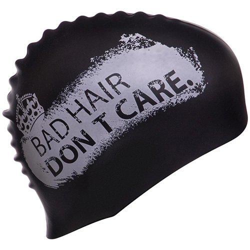 Шапочка для плавания Mad Wave Don't Care M055717 Черный (60444157) - фото 4 Шапочка для плавания Mad Wave Don't Care M055717 Черный (60444157) - фото 4