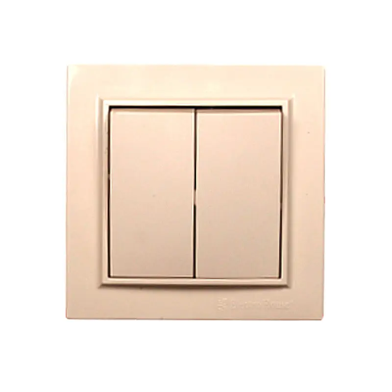 Выключатель двойной ElectroHouse Enzo IP22 Латте (EH-2182) Выключатель двойной ElectroHouse Enzo IP22 Латте (EH-2182)