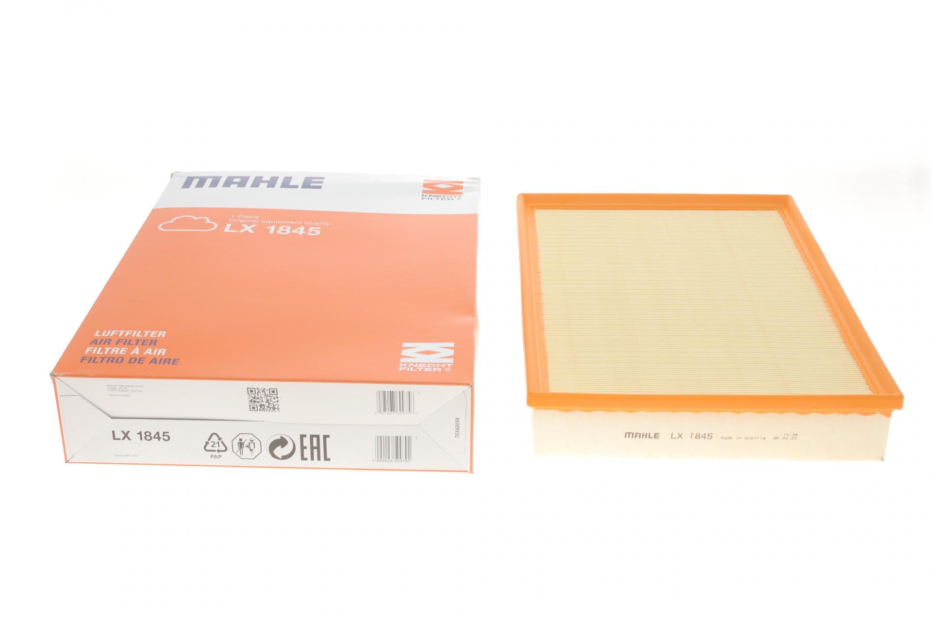 Фильтр воздушный KNECHT для MB Sprinter/VW Crafter 06- (LX 1845)