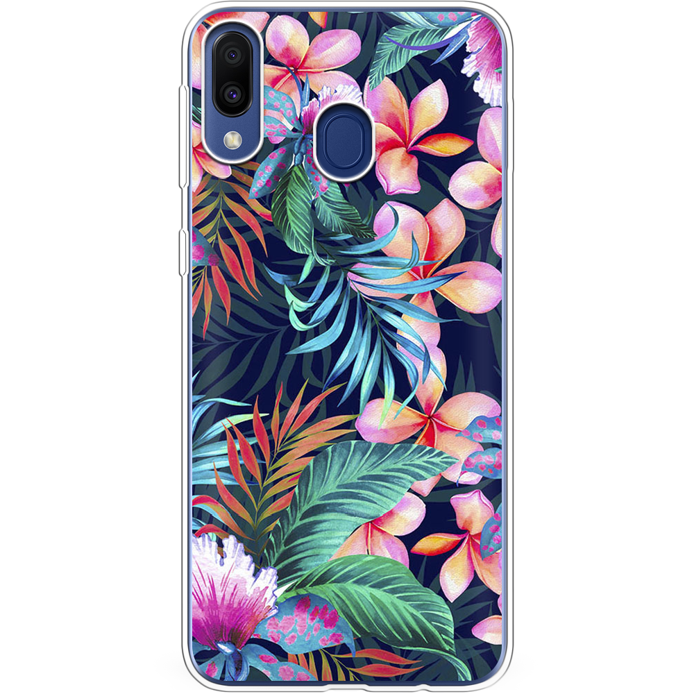 Чохол BoxFace Samsung M205 Galaxy M20 flowers in the tropics Прозорий силікон (36205-up1971-36205)