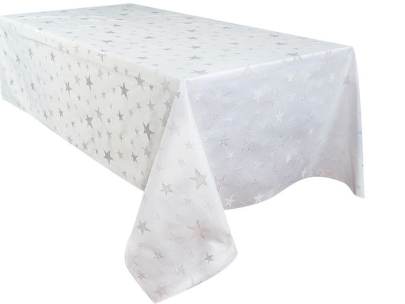Скатерть Lefard Звезды с серебряным люрексом 160x180 см (812-061) Скатерть Lefard Звезды с серебряным люрексом 160x180 см (812-061)