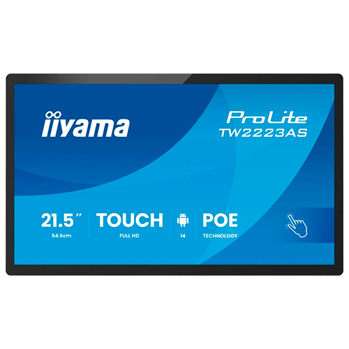 Монитор сенсорный Iiyama ProLite TW2223AS-B3P Black (32534634)