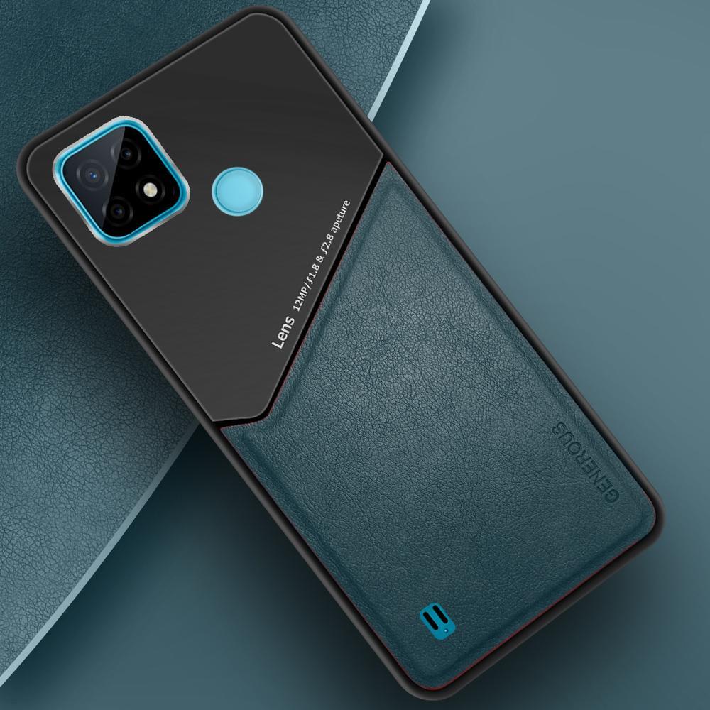 Комбинированный чехол Generous Realme C21 Green (29918-08)