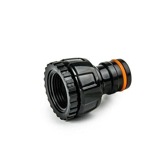 Адаптер Bradas на редукционный кран с внутренней резьбой 1" & 3/4" Power Jet Line Eco-PWB2193 с ярлыком Black (29484)