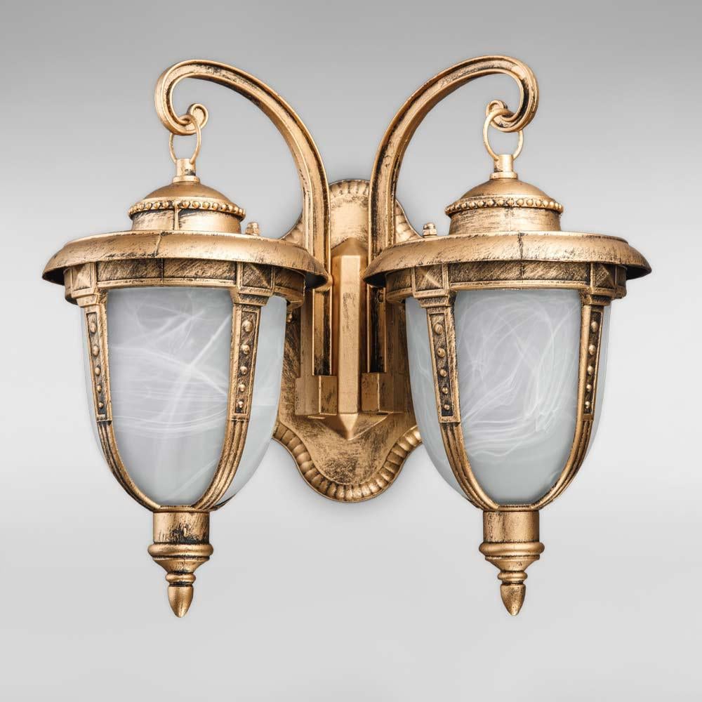 Світильник настінний вуличний Light House DL-18789/2W Бронзовий