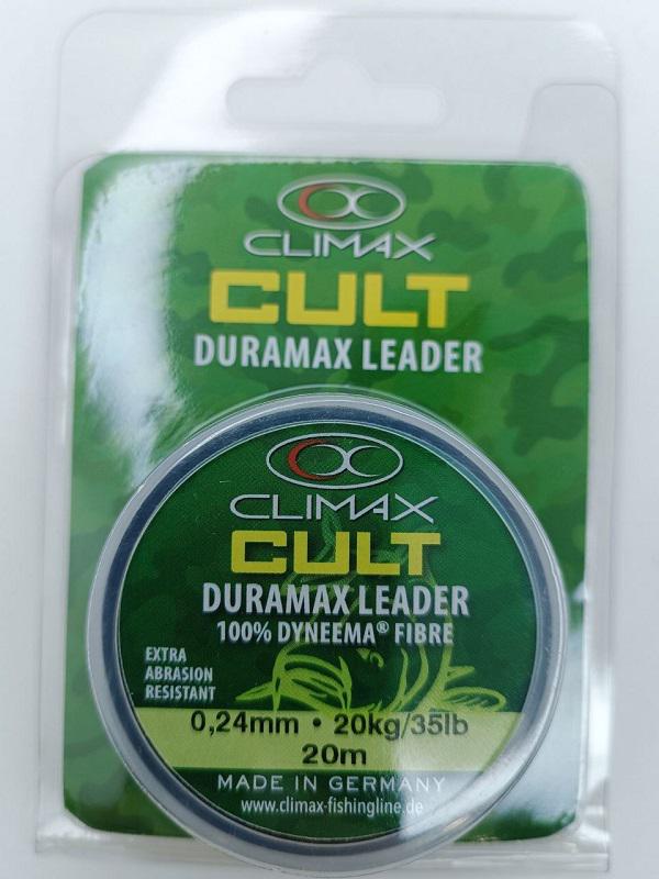 Шок-лидер Climax Duramax Leader 20 кг/35lb 20 м 0,24 мм Красно-коричневый (9425)