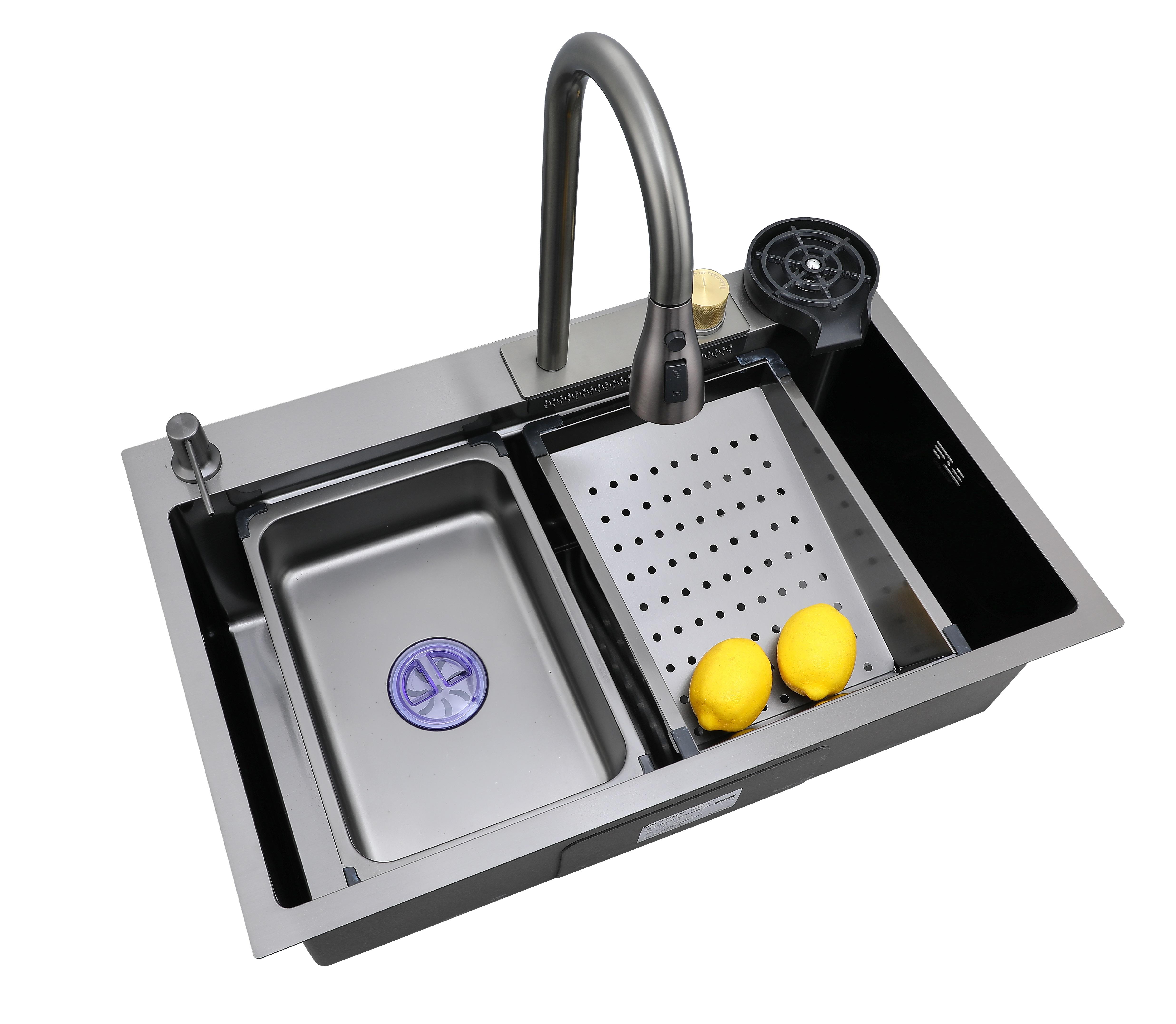 Мийка з вбудованим змішувачем MIXXUS Premium MH7545 NANO Black Мийка з вбудованим змішувачем MIXXUS Premium MH7545 NANO Black