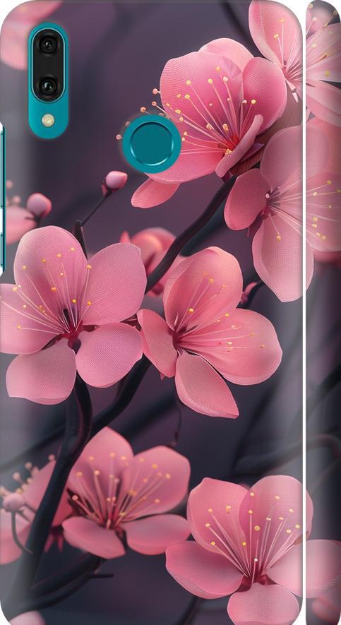 Чехол на Huawei Y9 2019 Пурпурная сакура (6075m-1602-42517)