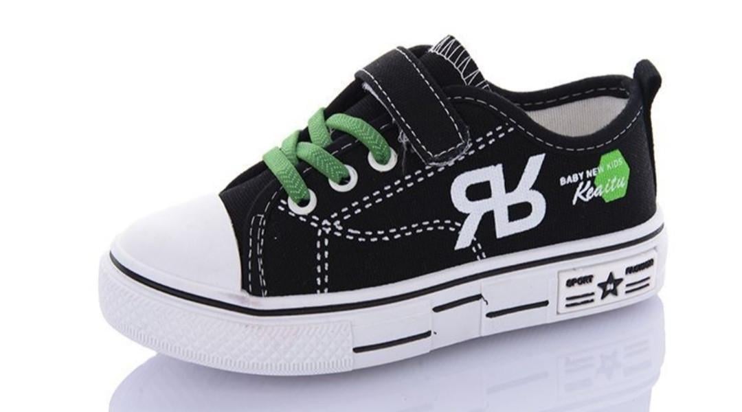 Кеди для хлопчика підліткові на липучці р. 31 19 см (2324659295)