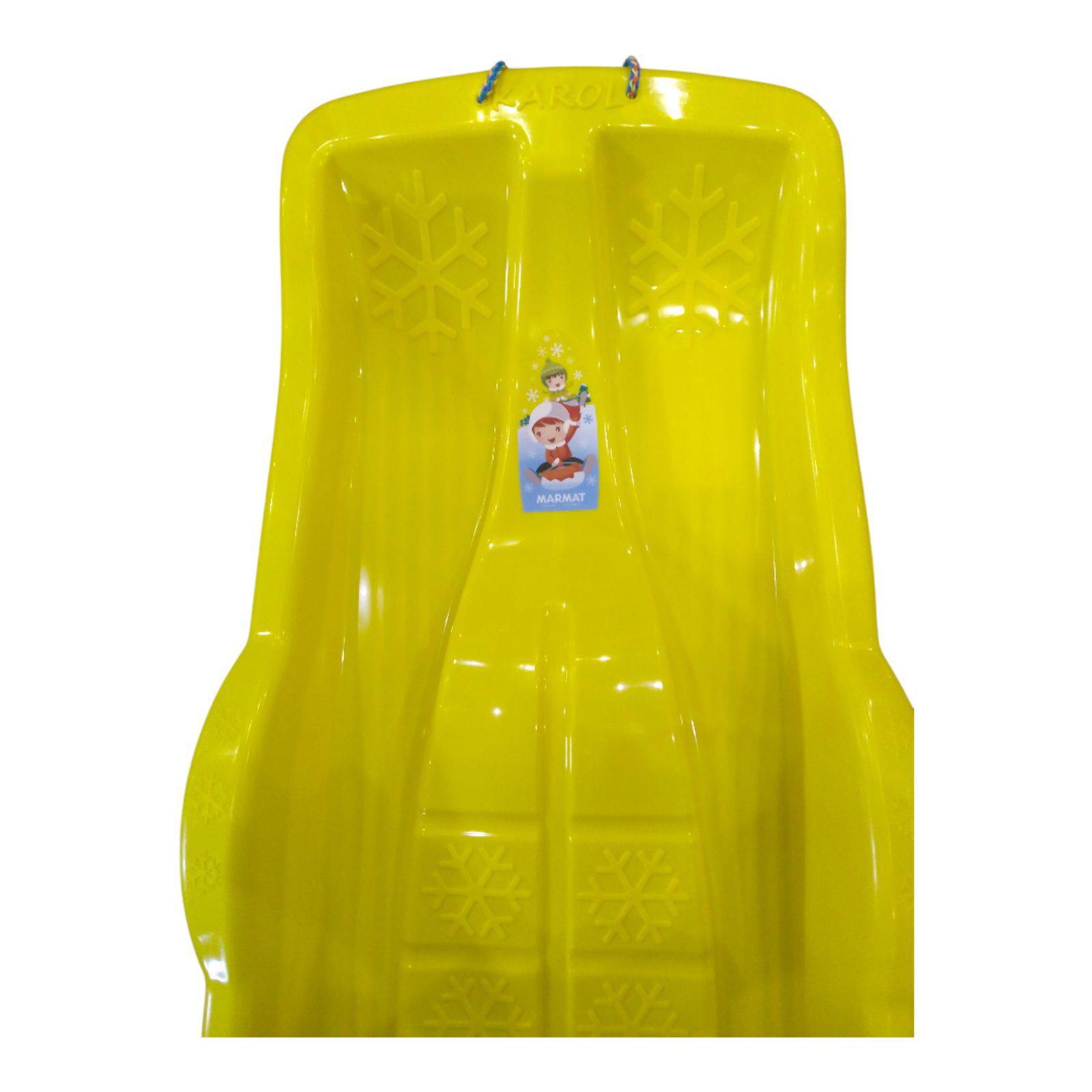 Санки дитячі з ручками Marmat Karol Жовтий (11147) - фото 5