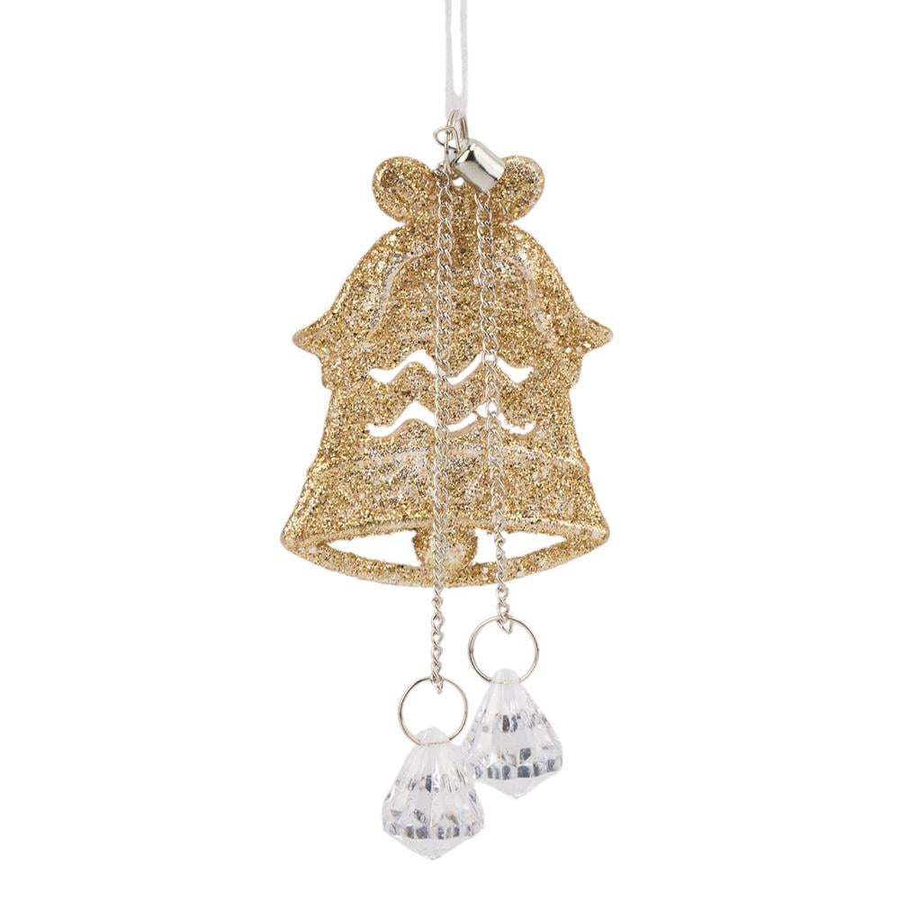 Игрушка на елку Elisey Колокольчик 7,3 см Золотой (NH-106-K-151)