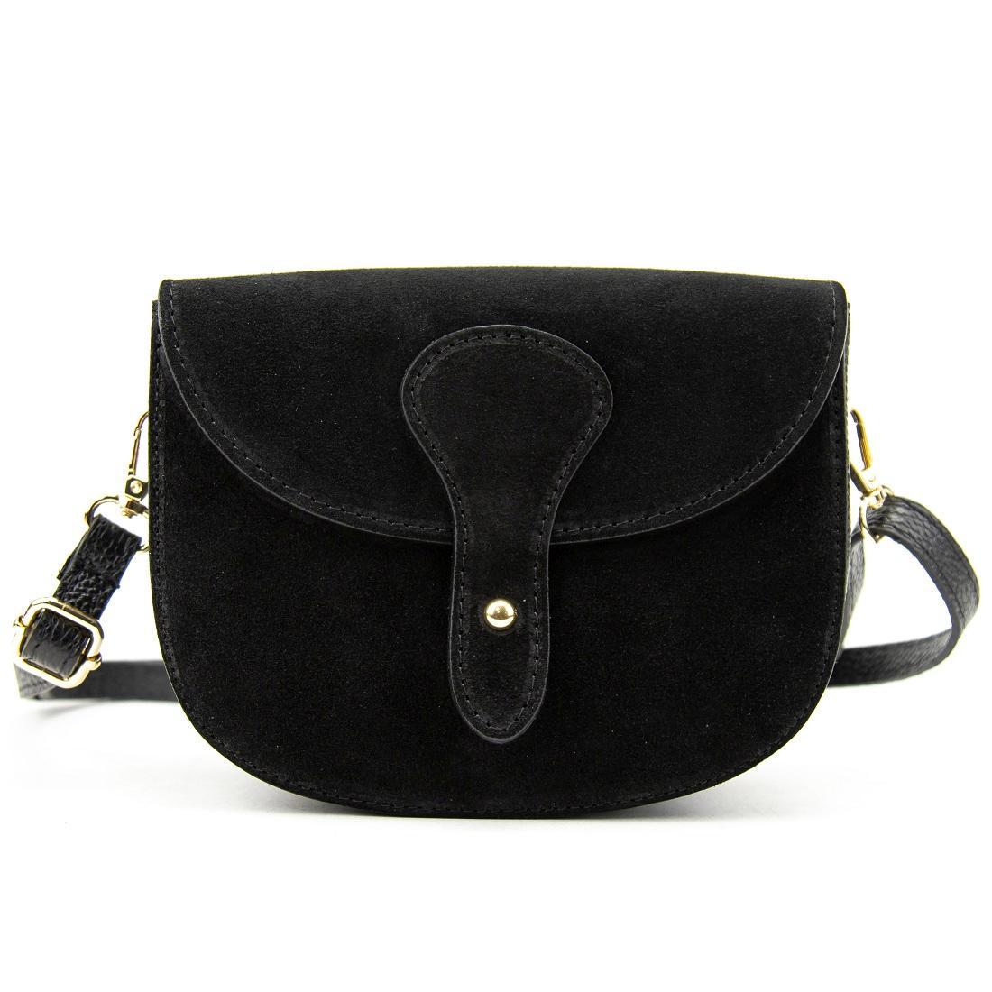 Женская сумка замшевая Firenze Italy F-IT-9876A Черный (2798991939) - фото 3