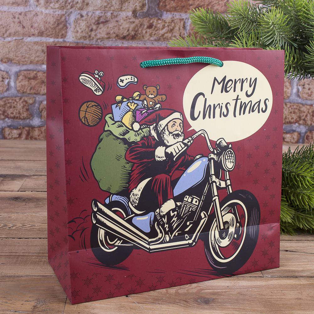 Пакет новогодний Санта (4680-W1S-201)