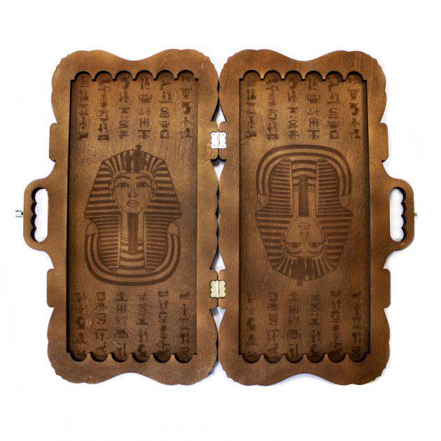 Нарди з гравіюванням LaserPro 60х60 з фанери Коричневі Нарди з гравіюванням LaserPro 60х60 з фанери Коричневі