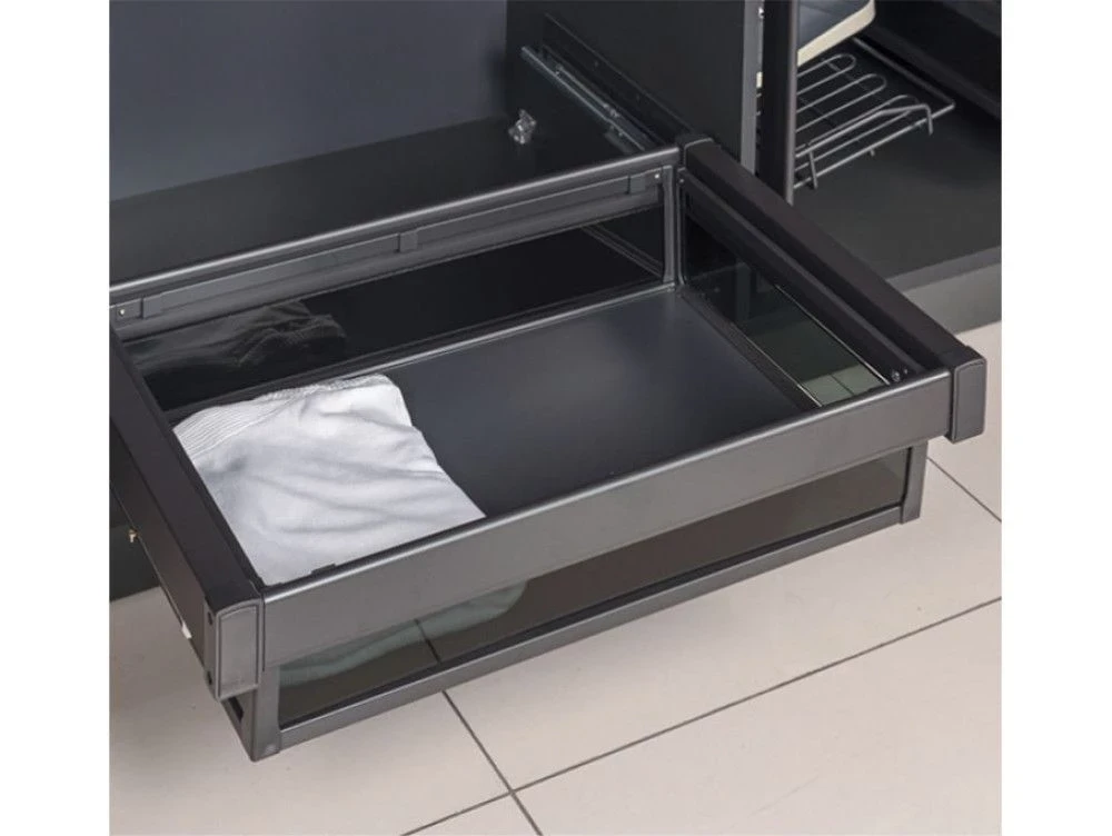 Полиця Starax S-6703-A бокового кріплення 800 мм Антрацит (S-6793) - фото 3 Полиця Starax S-6703-A бокового кріплення 800 мм Антрацит (S-6793) - фото 3