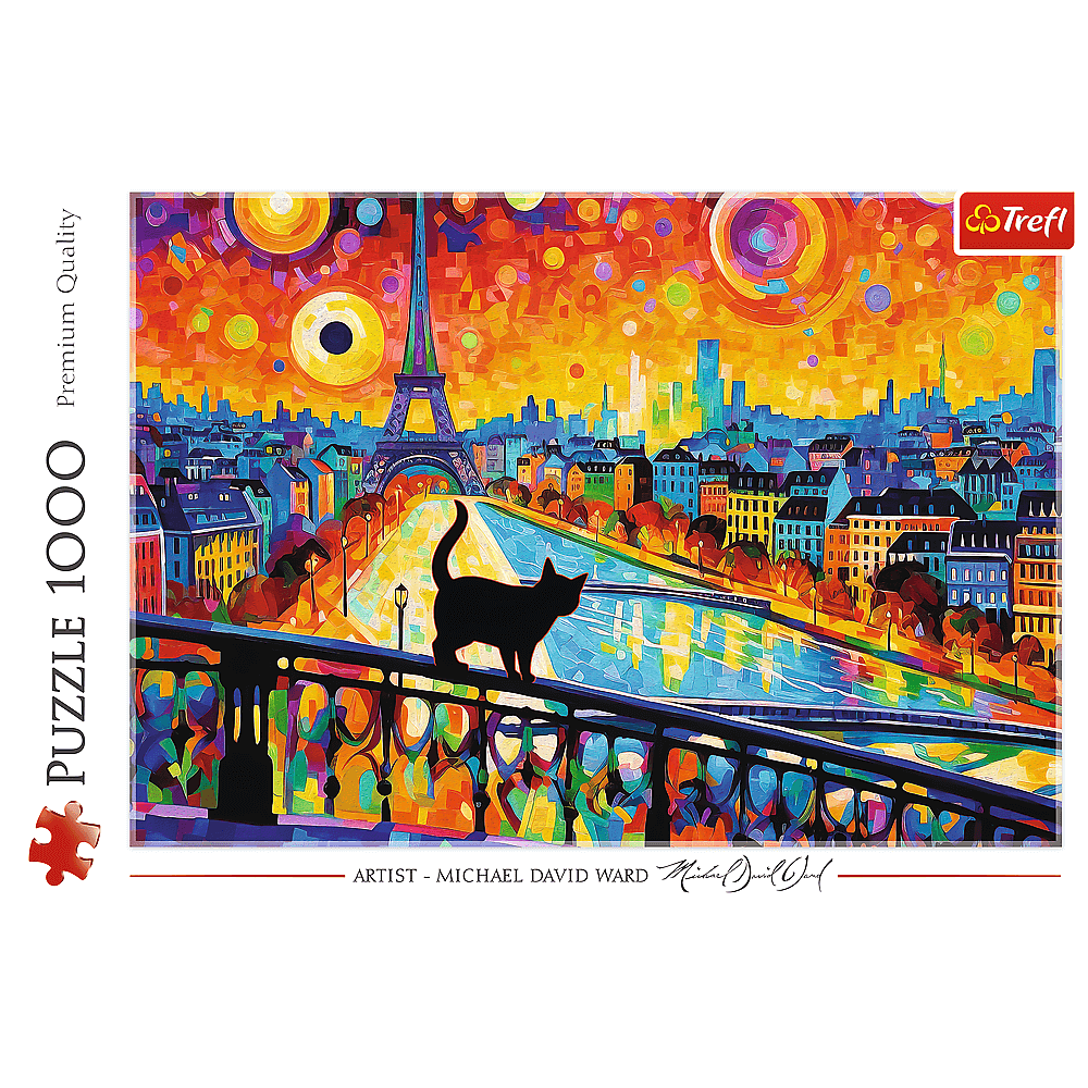 Пазли Кішка в Парижі 1000 елементів