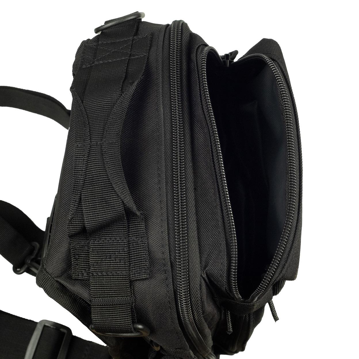 Сумка через плече Tribe Sling Pack 6,5 л Чорний (T-IE-0003-black) - фото 7