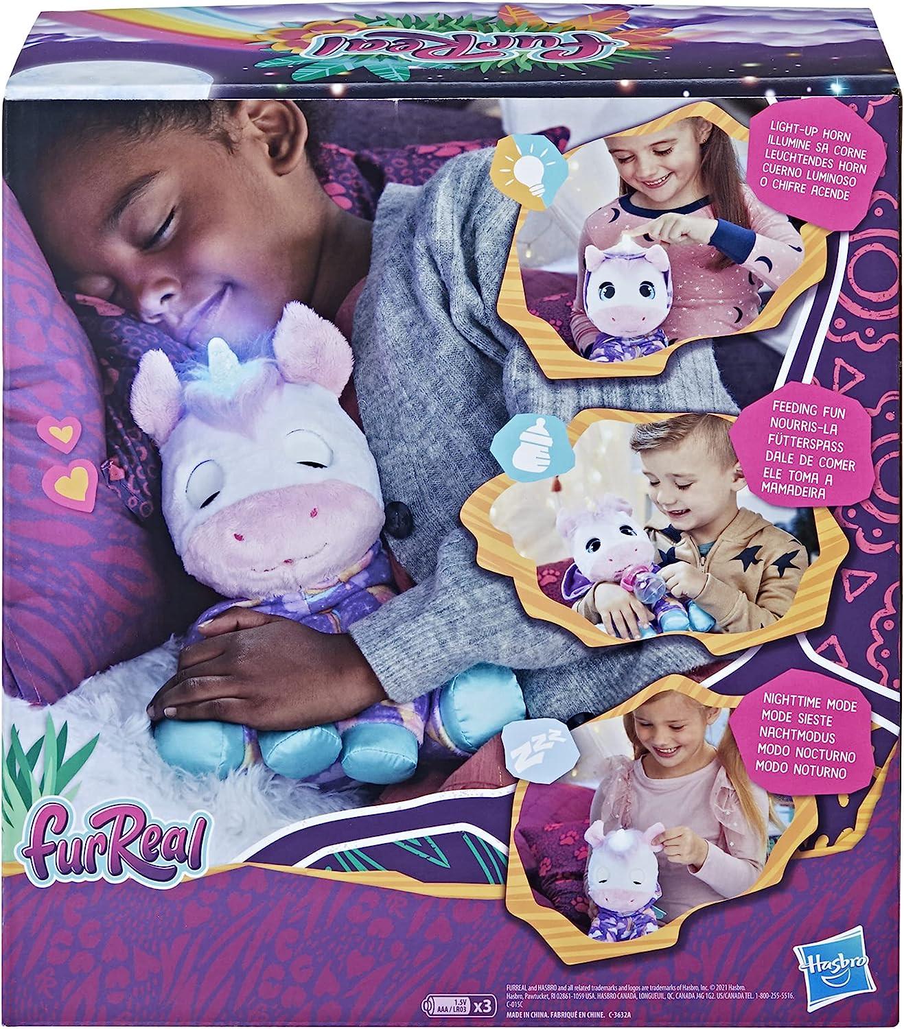 Игрушка интерактивная Малыш Единорог FurReal Sweet Jammiecorn Unicorn Interactive Plush Toy (FR15) - фото 4