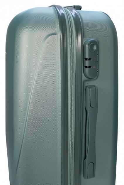 Валіза пластикова Fly 310 M на 4 колесах Зелений (CEKRBFL310MS4ZEL) - фото 6