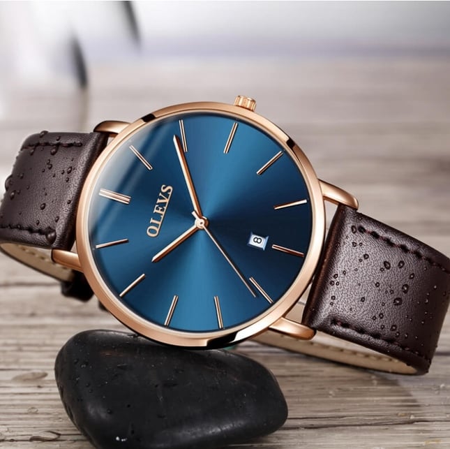 Часы наручные мужские Shengke Uni Men Golden (1164)