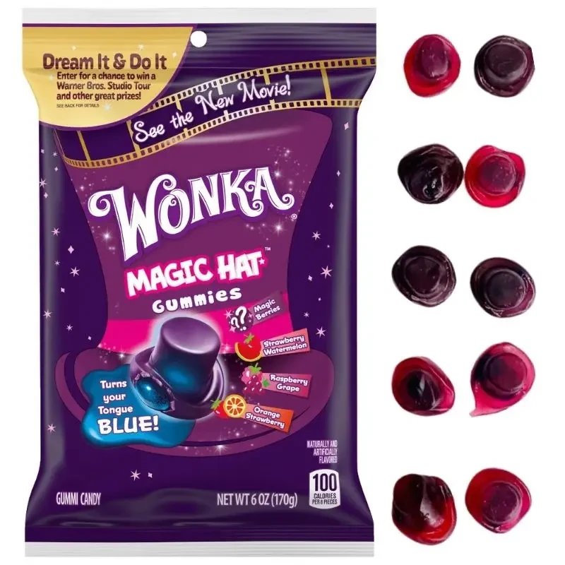 Конфеты желейные Wonka Magic Hat Fruit Flavored Gummy Candy 170 г (2053470702)