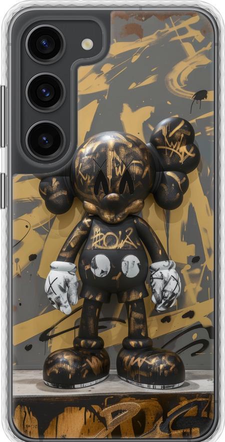 Чехол на Samsung Galaxy S23 Bronze kaws (6097pc-2907-42517)