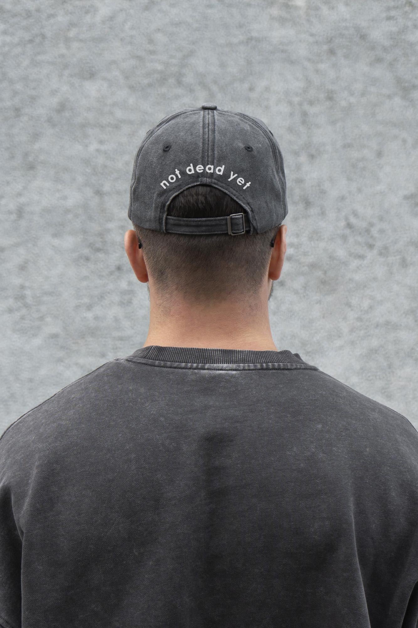 Бейсболка мужская Vintage Without с принтом NotDead Black (8049841)