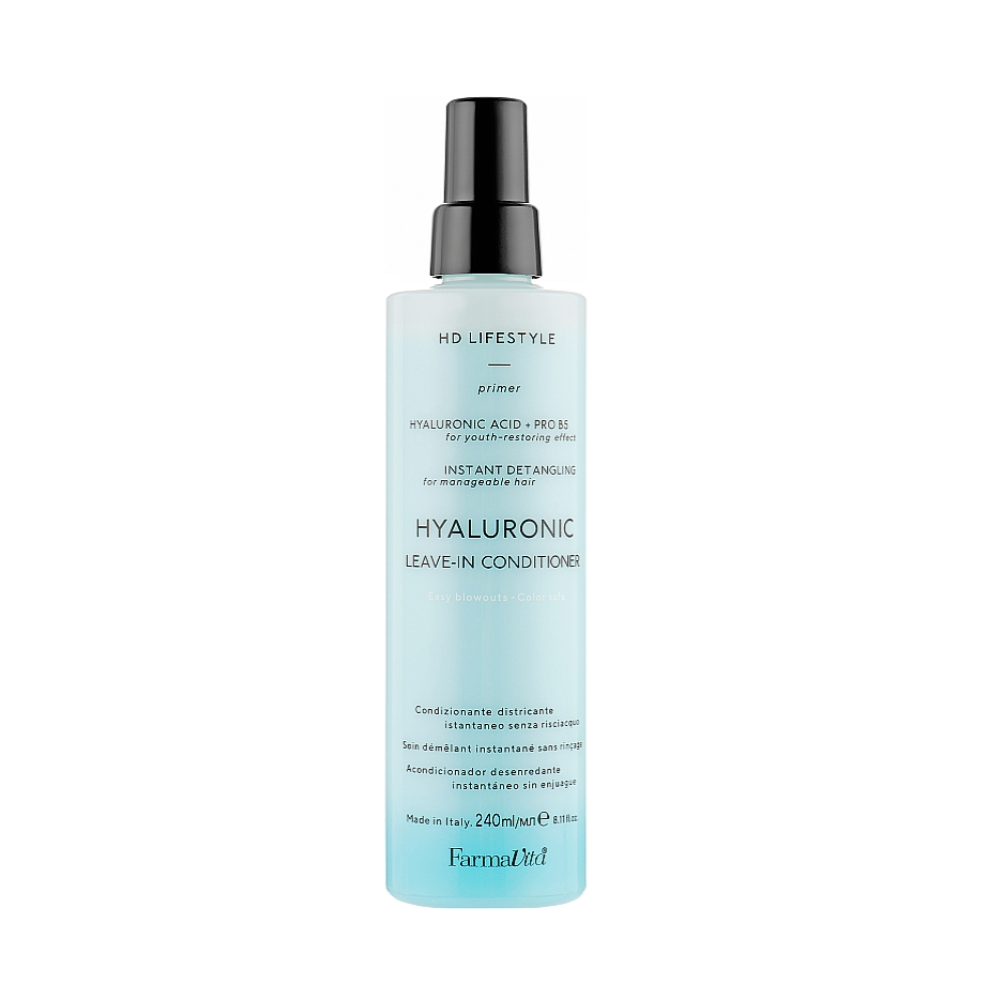 Спрей-кондиціонер середньої фіксації Farmavita HD Life Style Hyaluronic Leave–in Conditioner 240 мл
