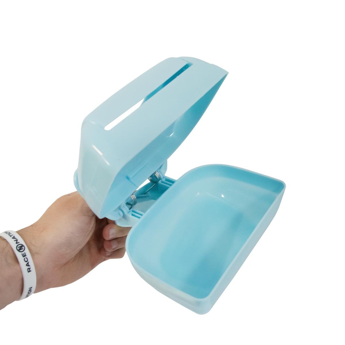 Совок-ківш Plastic Scooper для прибирання за собакою на вулиці Синій (1010278-LightBlue) - фото 3