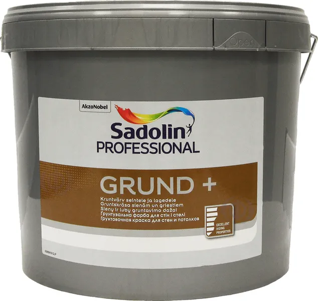 Краска водяная Sadolin Grund+ грунтовочная 10 л (29-3132-3567)