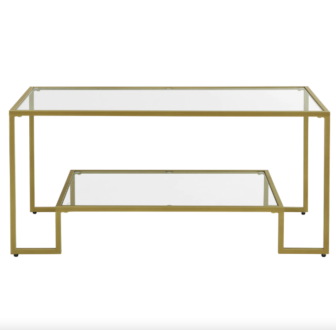 Журнальный столик Leobert Madison в стиле Loft Золотистый (4640)