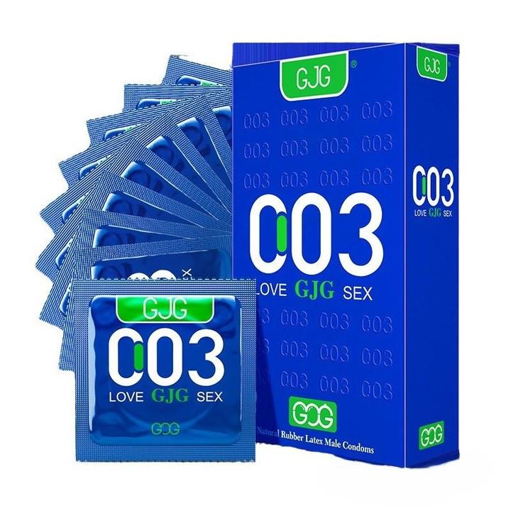 Презервативы GJG 003 ультратонкие со смазкой 10 шт. Blue (31101570)