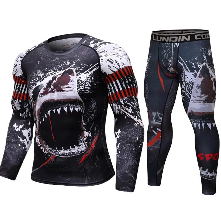 Термобілизна дитяча кCody Lundin Venum Shark Black Kids 105-115 см (3186)