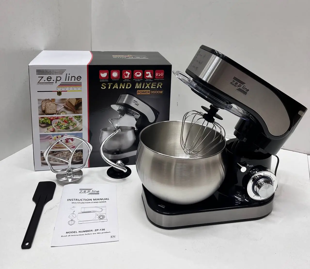 Тістоміс ZepLine ZP-136 4в1 із нержавіючої сталі 6 л 3500 Вт (28585225)