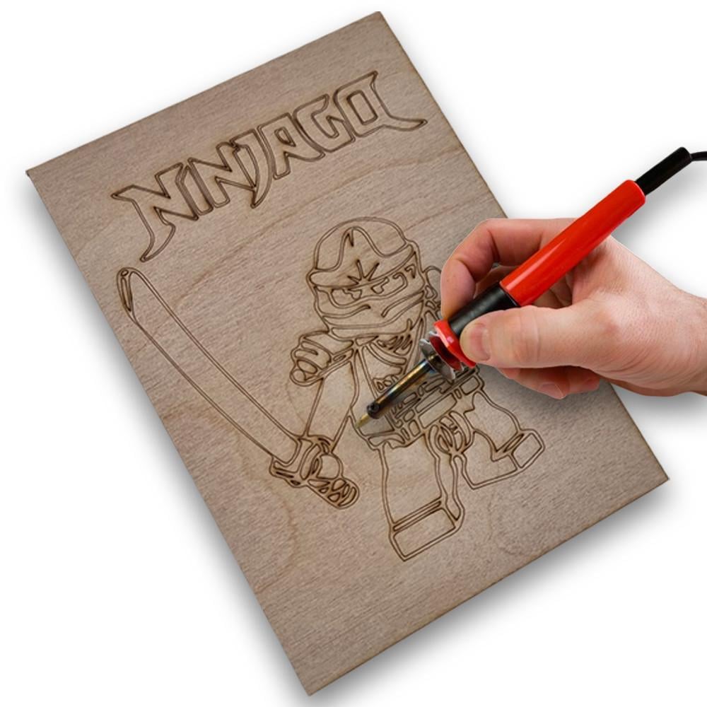 Набор для обжига №2 Ниндзяго А5 художественная тонировка с фанерой 4 мм (2381202014) - фото 2 Набор для обжига №2 Ниндзяго А5 художественная тонировка с фанерой 4 мм (2381202014) - фото 2